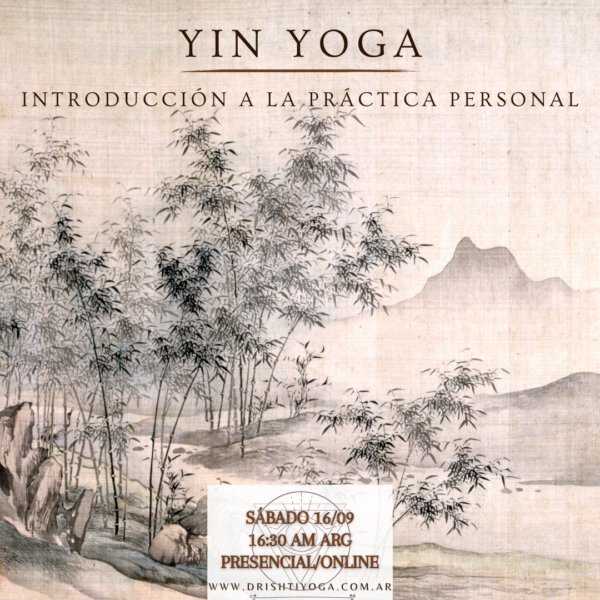 TALLER YIN YOGA, Introducción a la Práctica Personal