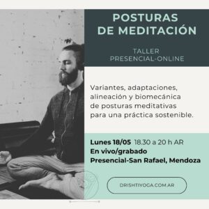 Taller: Posturas de meditación