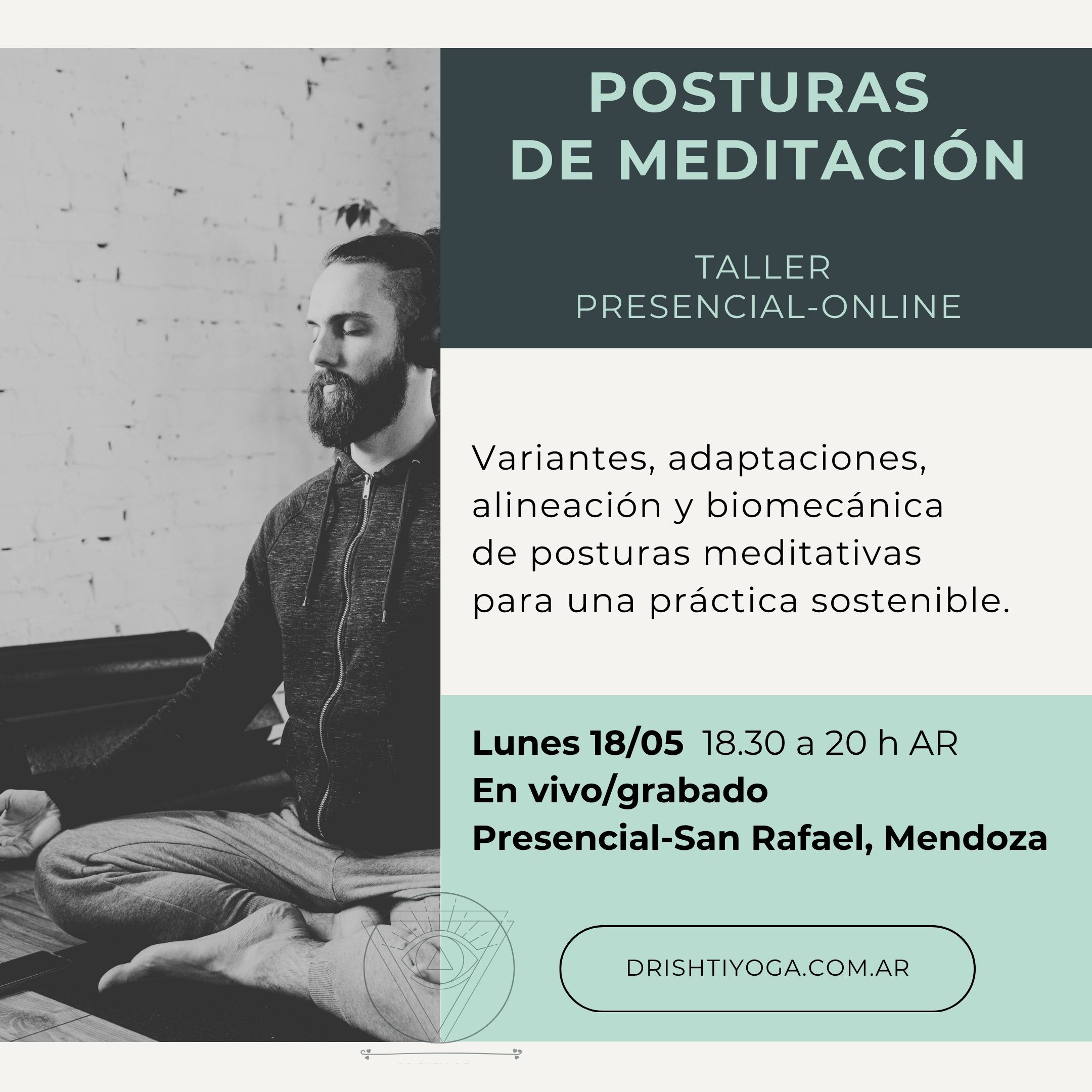 Taller: Posturas de meditación